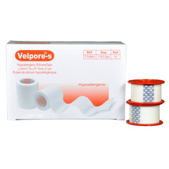 VELPORE-S Hypoallergenic Medical Tape (With Soft Silicone Adhesive)