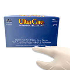 Ultra Care Soft White Latex Gloves (Size Small)
