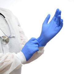 Flexxy Touch Blue Nitrile Exam Gloves